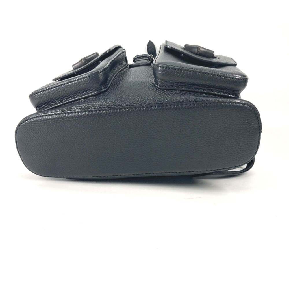 GUCCI Authentic Black Bamboo Backpack - Picture 15 of 16